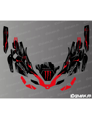 Kit décoration Monster full Edition (Rouge) - Idgrafix - CF Moto ZForce Sport -  Idgrafix