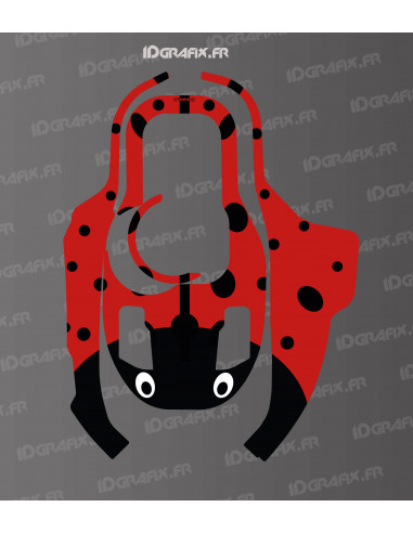 Pegatinas Edición Coccinelle - Robot cortacésped KRESS KR 120E / KR 121E / KR 122E - Idgrafix