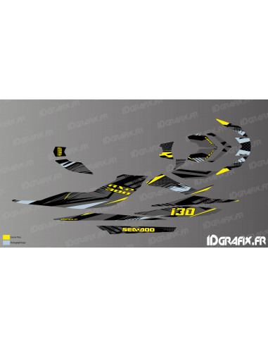 Kit décoration Race Edition (Noir/Jaune) pour Seadoo RXP-X 260 / 300 -  Idgrafix