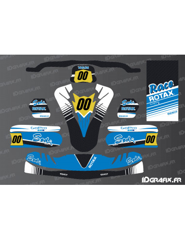 Factory Edition-Deko-Kit (Blau) für TonyKart Karting – OTK M11