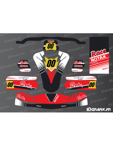 Kit de decoració Factory Edition (vermell) per TonyKart Karting - OTK M11