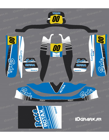 Kit de decoració Factory Edition (blau) per Karting TonyKart - OTK M7 - M10