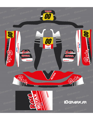 Kit de decoració Factory Edition (vermell) per TonyKart Karting - OTK M7 - M10 - Idgrafix