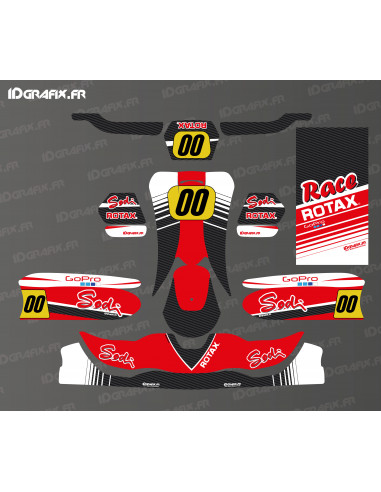 Factory Edition decoration kit (Red) for Karting CRG - SODI - KG 508 - Idgrafix