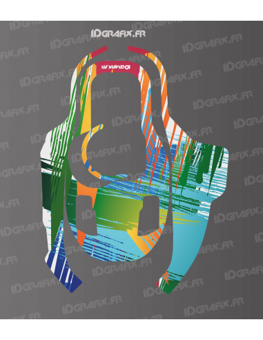 Edición de pegatinas a color: robot cortacésped KRESS KR 120E / KR 121E / KR 122E - Idgrafix