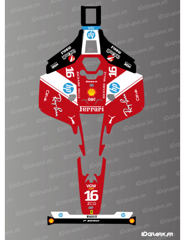 Adesivo Scuderia F1 Leclerc Edition - Robot tagliaerba Mammotion LUBA 2 X - Idgrafix