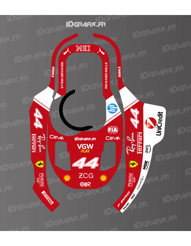 Adesivo Scuderia F1 Edition Hamilton - KRESS KR 120E / KR 121E / KR 122E robot tagliaerba - Idgrafix