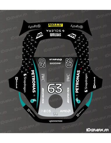 Adhesiu de Mercedes F1 Edition Russell - Stihl Imow 5 - Imow 6 - Imow 7 Robot Tallagespa - Idgrafix