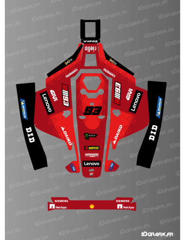 Ducati MotoGP Edition Marquez Sticker - Mammotion LUBA 1 Lawnmower Robot - Idgrafix