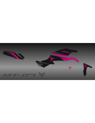 Kit de decoración Race Rose - IDgrafix - Yamaha MT-07 - Idgrafix