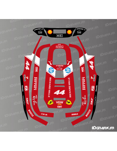 Adesivo Scuderia F1 Hamilton Edition - Robot tagliaerba ECOVACS Goat A1600 RTK