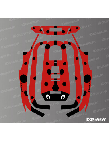 Sticker Coccinelle Edition - Robot de tonte ECOVACS Goat A1600 RTK -  Idgrafix