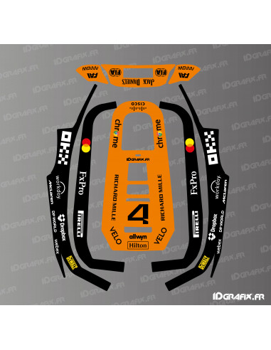 Sticker Mc Laren F1 Edition Norris - Robot de tonte ECOVACS Goat A1600 RTK -  Idgrafix