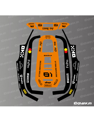 Sticker Mc Laren F1 Edition Piastri - Robot de tonte ECOVACS Goat A1600 RTK -  Idgrafix