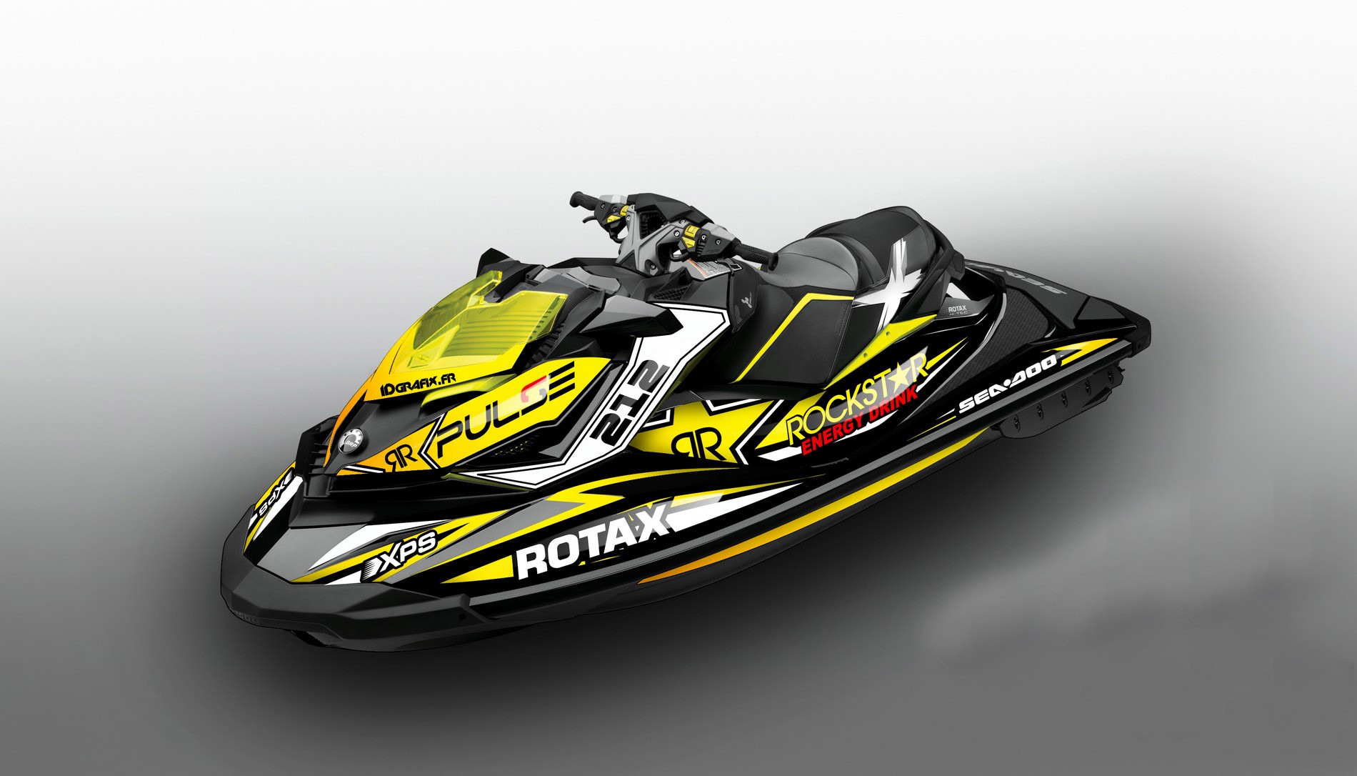 Kit Decoration Rock Yellow Seadoo Rxp X 260 300