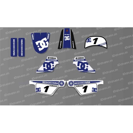 Kit decorazione Blu DC Shoes, Luce - IDgrafix - Yamaha 50 Piwi