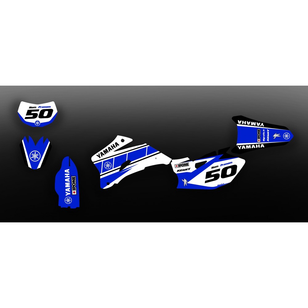 Kit Decor Vintage Blue Edition Yamaha Yz Yzf 125 250 450