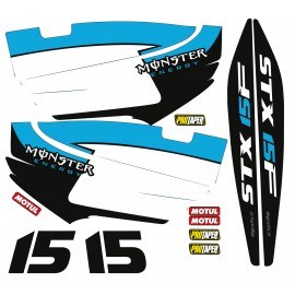 Decoration kit, stickers and sticker for Kawasaki STX 15F jetski