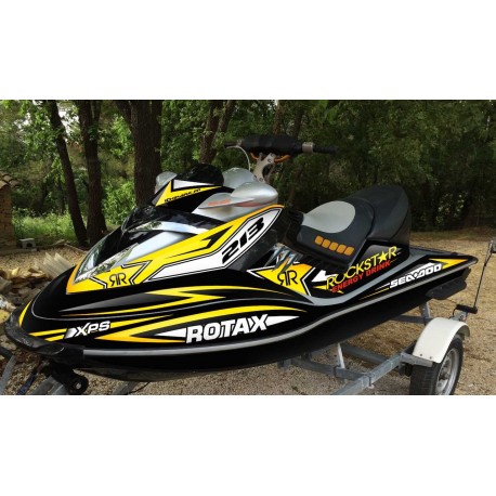 Kit de decoració Rockstar energy Groga per a Seadoo RXT 215-255 -idgrafix