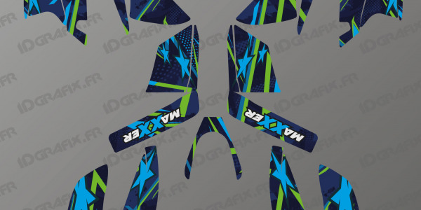 Personnalisez votre Kymco Maxxer avec nos nouveaux kits déco et stickers sur mesure